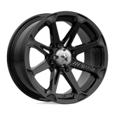 MSA Offroad Wheels - M12 DIESEL - Black - GLOSS BLACK - 14" x 7", 10 Offset, 4x137 (Bolt Pattern), 112.1mm HUB