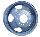 RTX Wheels - Steel Wheel - Grey - Grey - 17" x 6.5", 127 Offset, 8x165.1 (Bolt Pattern), 117mm HUB