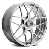 Fittipaldi Sport - FSF09 - Silver - Brushed Clear - 20" x 10.5", 38 Offset, 5x114.3 (Bolt Pattern), 60.1mm HUB