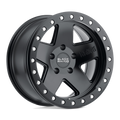 Black Rhino - CRAWLER - Black - Matte Black - 18" x 9.5", 0 Offset, 5x139.7 (Bolt Pattern), 78.1mm HUB