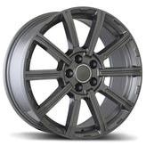 Replika - R193 - Gunmetal - Gloss Gunmetal - 20" x 9", 28 Offset, 5x112 (Bolt Pattern), 66.5mm HUB