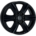 Mak Wheels - STONE6 - Black - GLOSS BLACK - 18" x 8", 35 Offset, 6x139.7 (Bolt Pattern), 106.1mm HUB