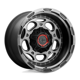 XD Series - XD837 DEMODOG - Black - Satin Black Gray Tint - 20" x 12", -44 Offset, 5x127, 139.7 (Bolt Pattern), 78.1mm HUB