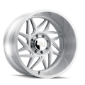 Cali Off-Road - GEMINI - Silver - BRUSHED & CLEAR COATED - 22" x 12", -51 Offset, 6x135 (Bolt Pattern), 87.1mm HUB