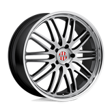 Victor Equipment Wheels - LEMANS - Silver - HYPER SILVER WITH MIRROR CUT LIP - 18" x 11", 36 Offset, 5x130 (Bolt Pattern), 71.5mm HUB