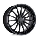 TSW Wheels - MARINA - Black - MATTE BLACK WITH GLOSS BLACK LIP - 19" x 9.5", 40 Offset, 5x120 (Bolt Pattern), 76.1mm HUB