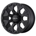 Helo - HE878 - Black - SATIN BLACK - 18" x 9", -12 Offset, 8x180 (Bolt Pattern), 124.2mm HUB