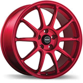 Fast Wheels - Dime - Black - Matte Red - 18" x 8", 35 Offset, 5x114.3 (Bolt Pattern), 72.6mm HUB
