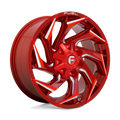 Fuel - D754 REACTION - CANDY RED MILLED - 20" x 9", 20 Offset, 8x180 (Bolt Pattern), 124.2mm HUB