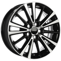 ART - Replica 279 - Black - Gloss Black - Machined Face - 16" x 6.5", 37 Offset, 5x100 (Bolt Pattern), 54.1mm HUB