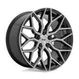 Niche - M262 MAZZANTI - Black - GLOSS BLACK BRUSHED FACE - 22" x 10", 35 Offset, 5x114.3 (Bolt Pattern), 72.6mm HUB