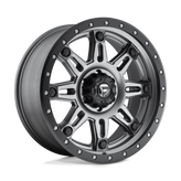 Fuel - D568 HOSTAGE III - Gunmetal - MATTE GUN METAL BLACK BEAD RING - 20" x 9", 1 Offset, 6x135 (Bolt Pattern), 87.1mm HUB