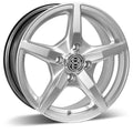 RSSW - Jazz - Silver - Hyper silver - 14" x 6", 38 Offset, 4x100 (Bolt Pattern), 73.1mm HUB