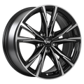 Dai Alloys - Oracle - Black - Gloss Black - Machined Face - 17" x 7.5", 41 Offset, 5x114.3 (Bolt Pattern), 73.1mm HUB