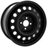 Envy Wheels - NX4 STEEL WHEEL - Black - FLAT BLACK - 15" x 6", 45 Offset, 4x100 (Bolt Pattern), 60.1mm HUB