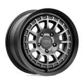 KMC Wheels - KM719 CANYON - Black - SATIN BLACK WITH GRAY TINT - 17" x 8", 35 Offset, 5x114.3 (Bolt Pattern), 72.6mm HUB