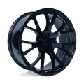 OE Creations - PR161 - Black - GLOSS BLACK - 22" x 9.5", 35 Offset, 5x127 (Bolt Pattern), 71.5mm HUB