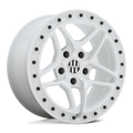 Victor Equipment Wheels - BERG - White - GLOSS WHITE WITH BLACK BOLTS - 17" x 8", 10 Offset, 5x130 (Bolt Pattern), 71.5mm HUB