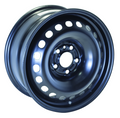 RTX Wheels - Steel Wheel - Black - Black - 16" x 7", 39 Offset, 5x110 (Bolt Pattern), 65.1mm HUB