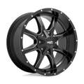 Moto Metal - MO970 - Black - SEMI GLOSS BLACK MILLED - 18" x 9", 18 Offset, 5x139.7, 150 (Bolt Pattern), 110.1mm HUB