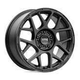 KMC Wheels - KM708 BULLY - Black - SATIN BLACK - 17" x 8", 38 Offset, 5x114.3 (Bolt Pattern), 72.6mm HUB