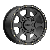 KMC Powersports - KS134 ADDICT 2 - Black - SATIN BLACK - 14" x 7", 38 Offset, 4x156 (Bolt Pattern), 132mm HUB