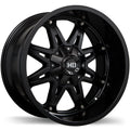 Fast HD - Grenade - Black - Satin Black - 22" x 12", -44 Offset, 8x170 (Bolt Pattern), 125mm HUB