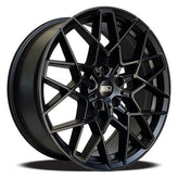 Euro Design - BM8 - Black - Matte Black - 18" x 9", 38 Offset, 5x120 (Bolt Pattern), 72.6mm HUB