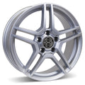 RSSW - Cruiser - Silver - Hyper silver - 18" x 7.5", 45 Offset, 5x114.3 (Bolt Pattern), 67.1mm HUB