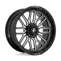 Fuel - D662 IGNITE - Black - GLOSS BLACK MILLED - 20" x 10", -18 Offset, 5x127 (Bolt Pattern), 78.1mm HUB