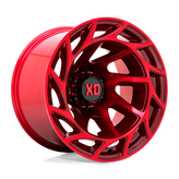 XD Series - XD860 ONSLAUGHT - CANDY RED - 22" x 12", -44 Offset, 6x139.7 (Bolt Pattern), 106.1mm HUB