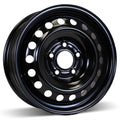 RSSW - Steel - Black - Black - 15" x 6", 45 Offset, 5x114.3 (Bolt Pattern), 67.1mm HUB