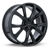 RTX Wheels - Flint - Black - Satin Black - 18" x 8", 42 Offset, 5x108 (Bolt Pattern), 63.4mm HUB