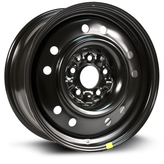 RTX Wheels - Steel Wheel - Black - Black - 16" x 6.5", 40 Offset, 5x114.3 (Bolt Pattern), 67.1mm HUB