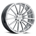 Vision Wheel Street Designs - 473 AXIS - Silver - Hyper Silver Machined Face - 17" x 8", 38 Offset, 5x108 (Bolt Pattern), 73.1mm HUB