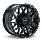 RTX Wheels - Canyon - Black - Satin Black - 20" x 9", 10 Offset, 6x135 (Bolt Pattern), 87.1mm HUB