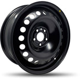 DTD - Steel - Black - Black - 16" x 6", 36 Offset, 5x98 (Bolt Pattern), 58.1mm HUB