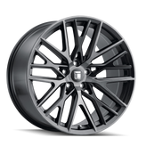 Touren - TR91 - Black - BRUSHED MATTE BLACK WITH DARK TINT - 19" x 8.5", 35 Offset, 5x120 (Bolt Pattern), 72.6mm HUB