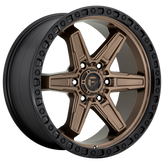 Fuel - D699 KICKER - Gunmetal - MATTE BRONZE BLACK BEAD RING - 20" x 10", -18 Offset, 6x135 (Bolt Pattern), 87.1mm HUB