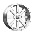 MSA Offroad Wheels - M34 FLASH - Chrome - CHROME - 18" x 7", 0 Offset, 4x156 (Bolt Pattern), 132mm HUB