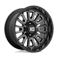 XD Series - XD864 ROVER - Black - GLOSS BLACK MILLED - 20" x 10", -18 Offset, 6x135 (Bolt Pattern), 87.1mm HUB