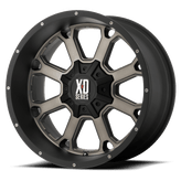 XD Series - XD825 BUCK 25 - Black - Matte Black Dark Tint - 20" x 10", -24 Offset, 8x165.1 (Bolt Pattern), 125.1mm HUB