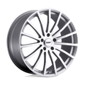 TSW Wheels - MALLORY - Silver - SILVER WITH MIRROR CUT FACE - 18" x 8", 40 Offset, 5x114.3 (Bolt Pattern), 76.1mm HUB