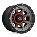 XD Series - XD137 FMJ - Black - SATIN BLACK DARK TINT - 20" x 10", -18 Offset, 8x165.1 (Bolt Pattern), 125.1mm HUB