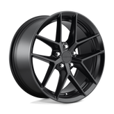 Rotiform - R134 FLG - Black - MATTE BLACK - 18" x 8.5", 45 Offset, 5x112 (Bolt Pattern), 66.6mm HUB