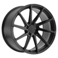 TSW Wheels - WATKINS - Black - DOUBLE BLACK - MATTE BLACK W/ GLOSS BLACK FACE - 18" x 8.5", 3 Offset, 5x114.3 (Bolt Pattern), 76.1mm HUB