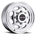 Vision Wheel HD - 81 HEAVY HAULER - Gunmetal - Gunmetal Machined Lip - 19.5" x 7.5", 0 Offset, 8x165.1 (Bolt Pattern), 124.5mm HUB