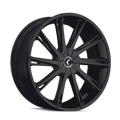 Kraze Wheels - SWAGG - Black - SATIN BLACK - 26" x 10", 30 Offset, 6x135, 139.7 (Bolt Pattern), 100.3mm HUB