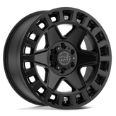 Black Rhino - YORK - Black - MATTE BLACK - 17" x 9", -12 Offset, 6x139.7 (Bolt Pattern), 112.1mm HUB