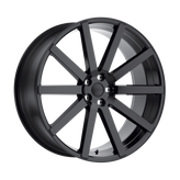 Redbourne Wheels - KENSINGTON - Black - GLOSS BLACK - 22" x 10", 35 Offset, 5x120 (Bolt Pattern), 72.56mm HUB